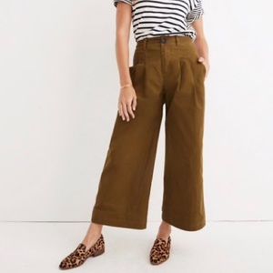 Madewell Pleated Wide Leg Pants
